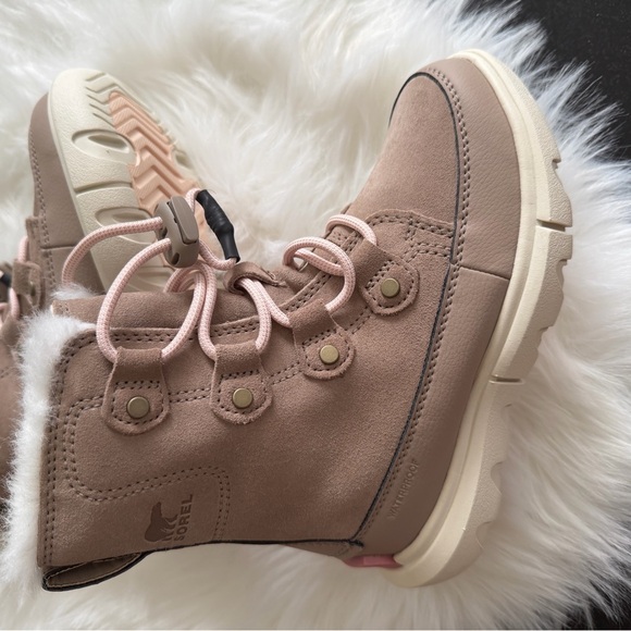 Sorel little kids Explorer Lace Wp size 12 - Picture 2 of 10